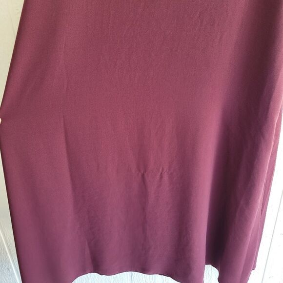 Aritzia Wilfred Maroon Sleeveless Maxi Dress - Picture 6 of 8